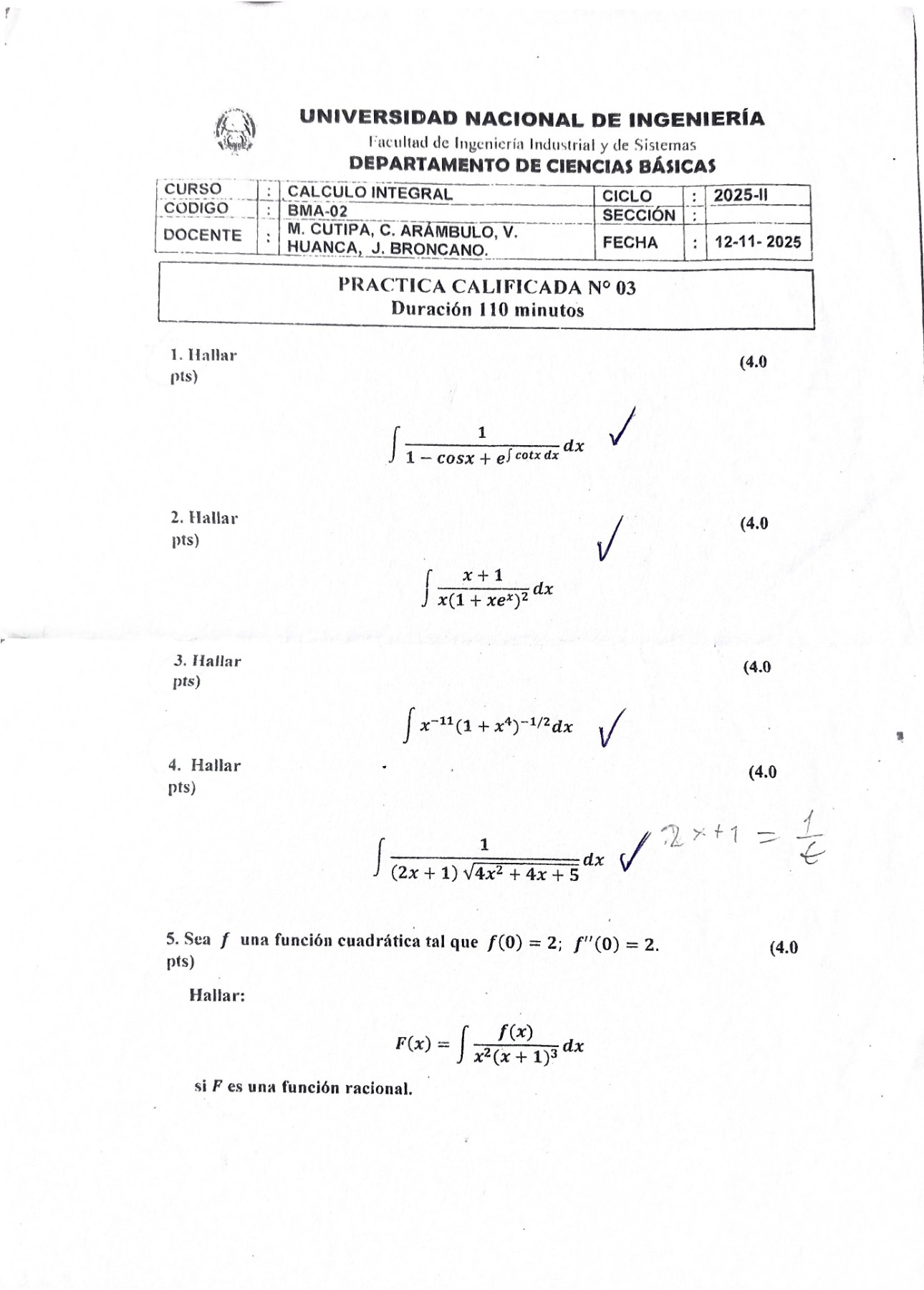 Miniatura de Cálculo Integral