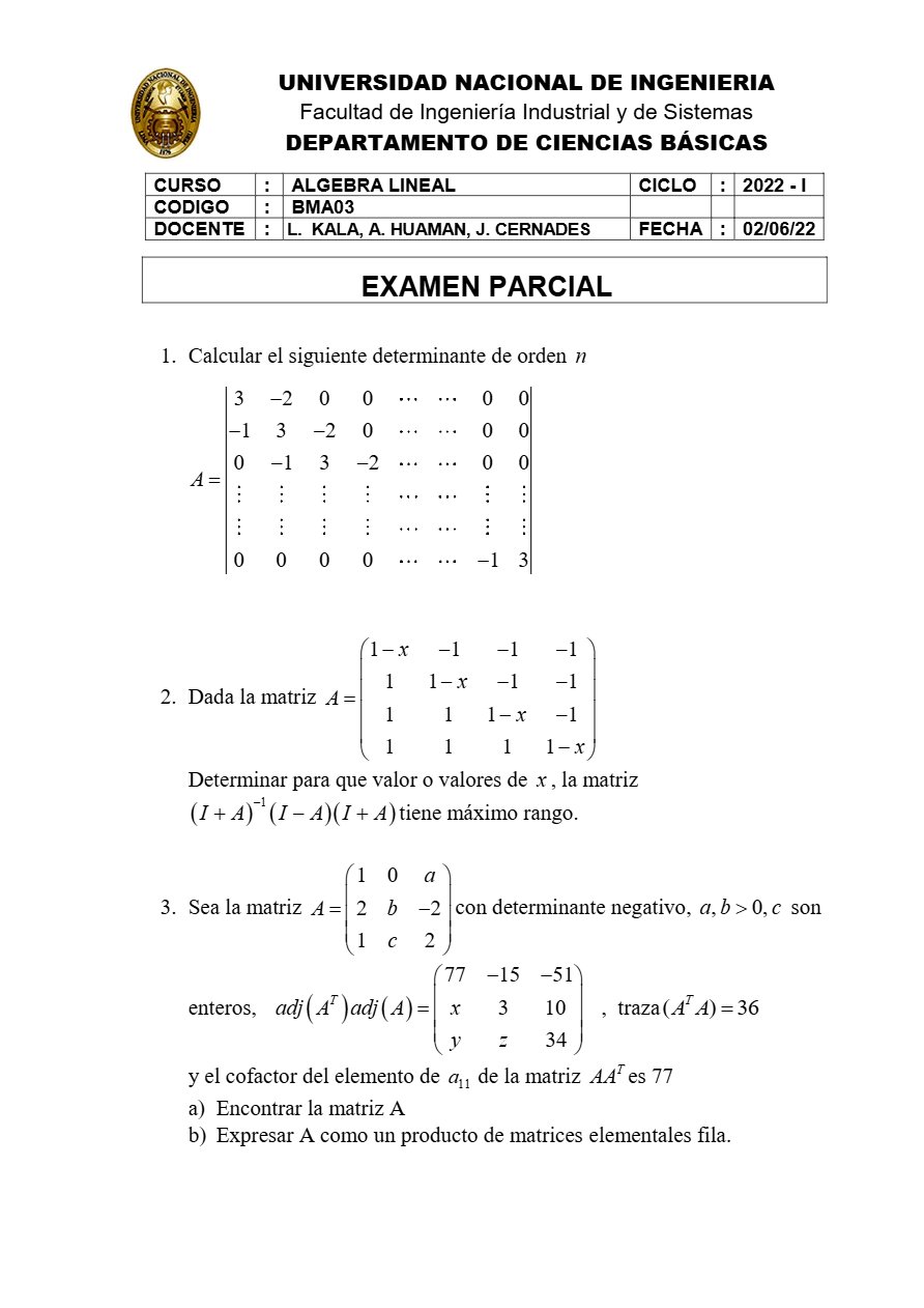 Miniatura de Álgebra Lineal