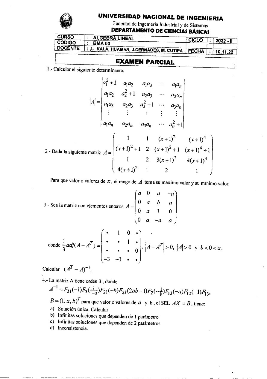 Miniatura de Álgebra Lineal