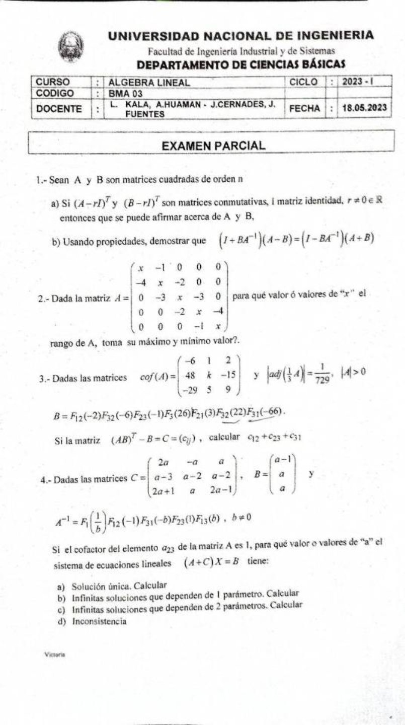 Miniatura de Álgebra Lineal