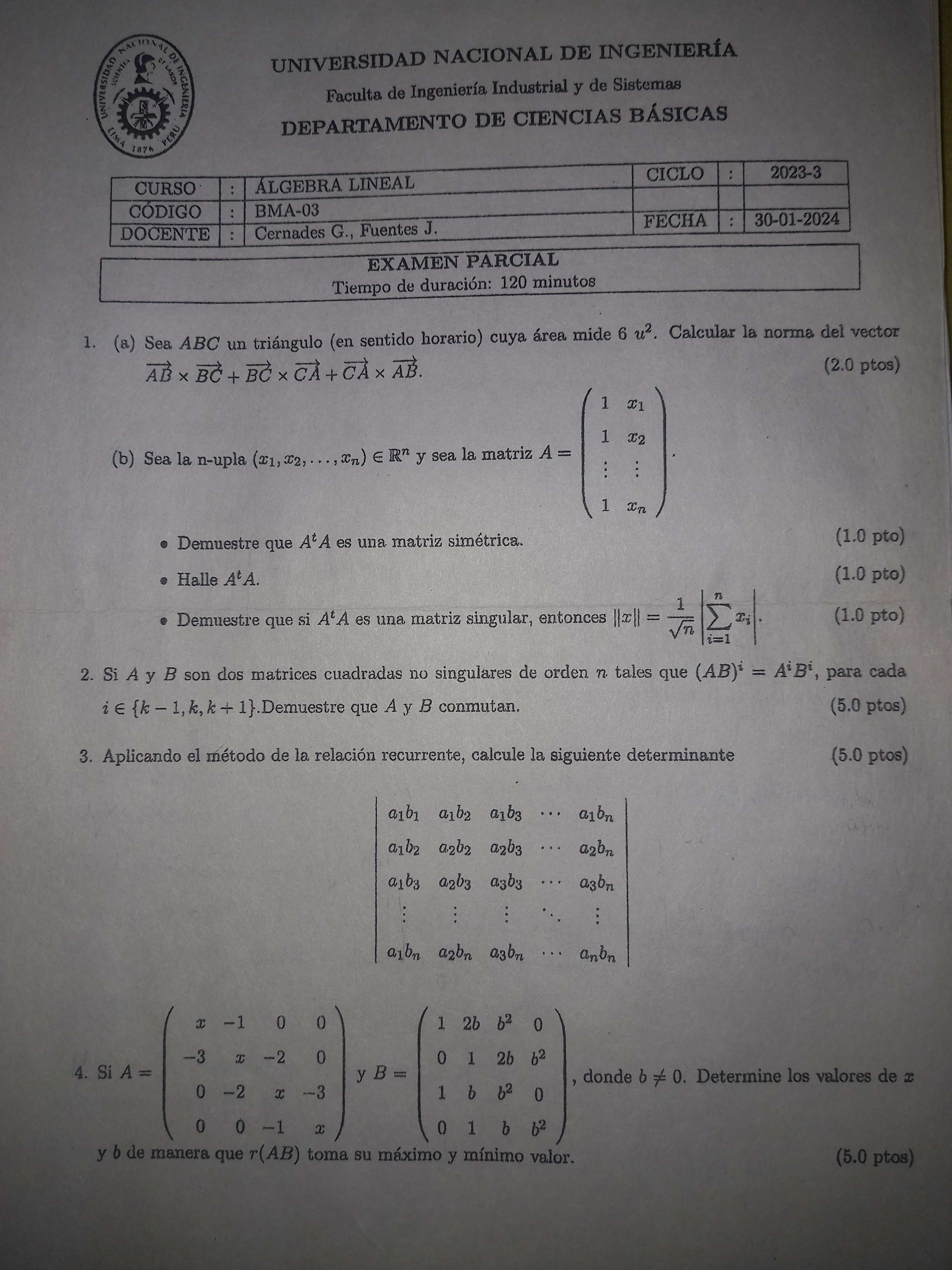 Miniatura de Álgebra Lineal