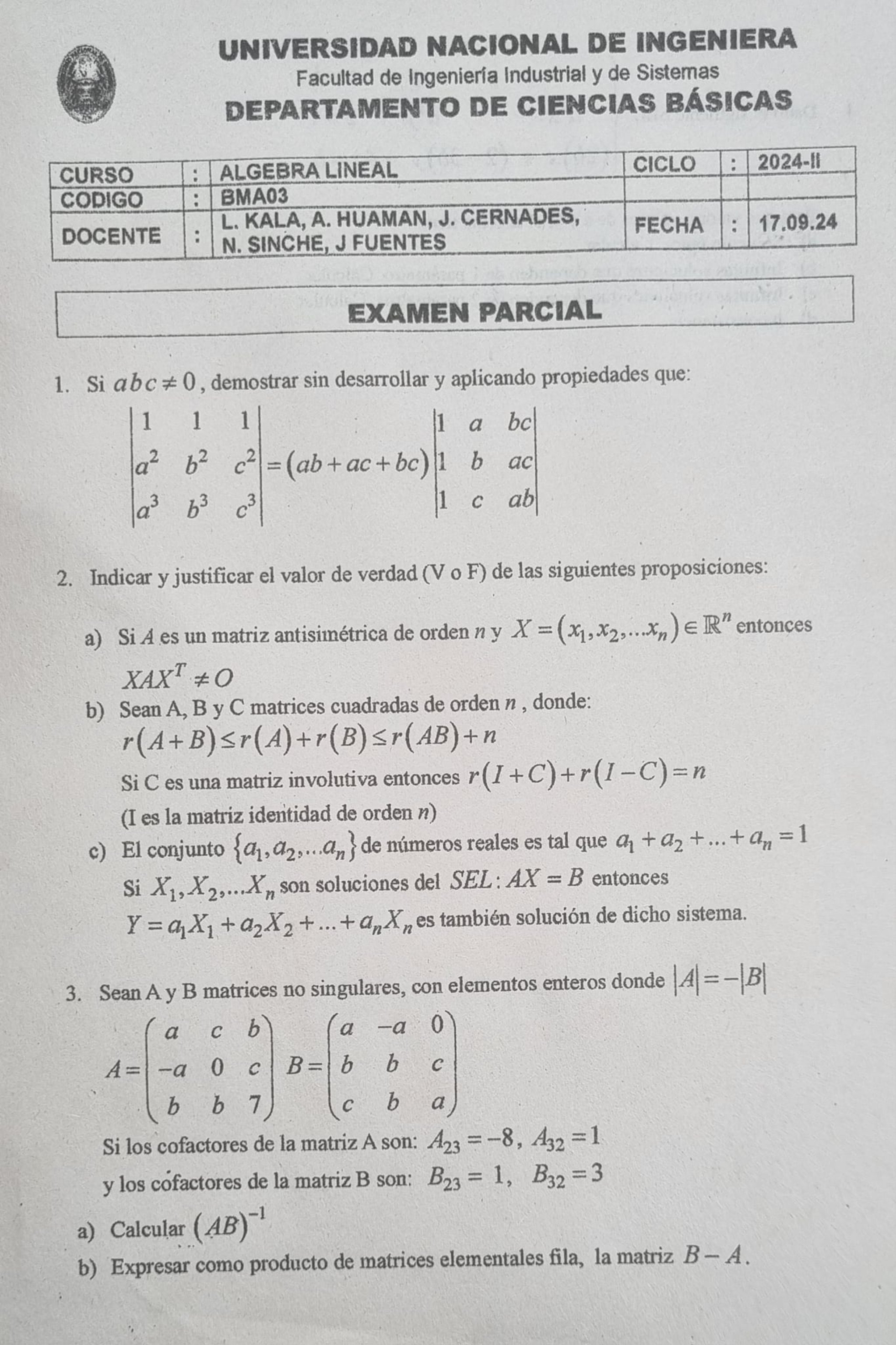 Miniatura de Álgebra Lineal