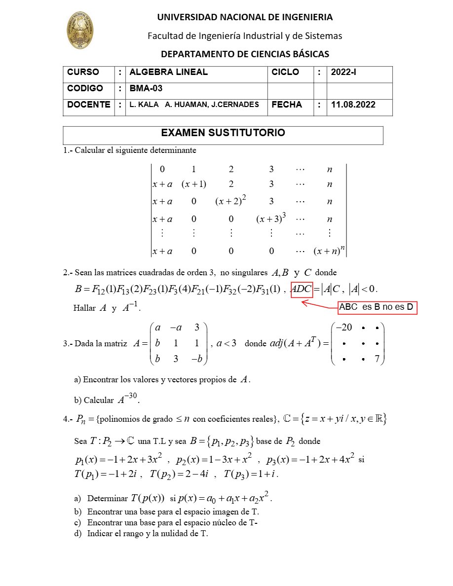 Miniatura de Álgebra Lineal