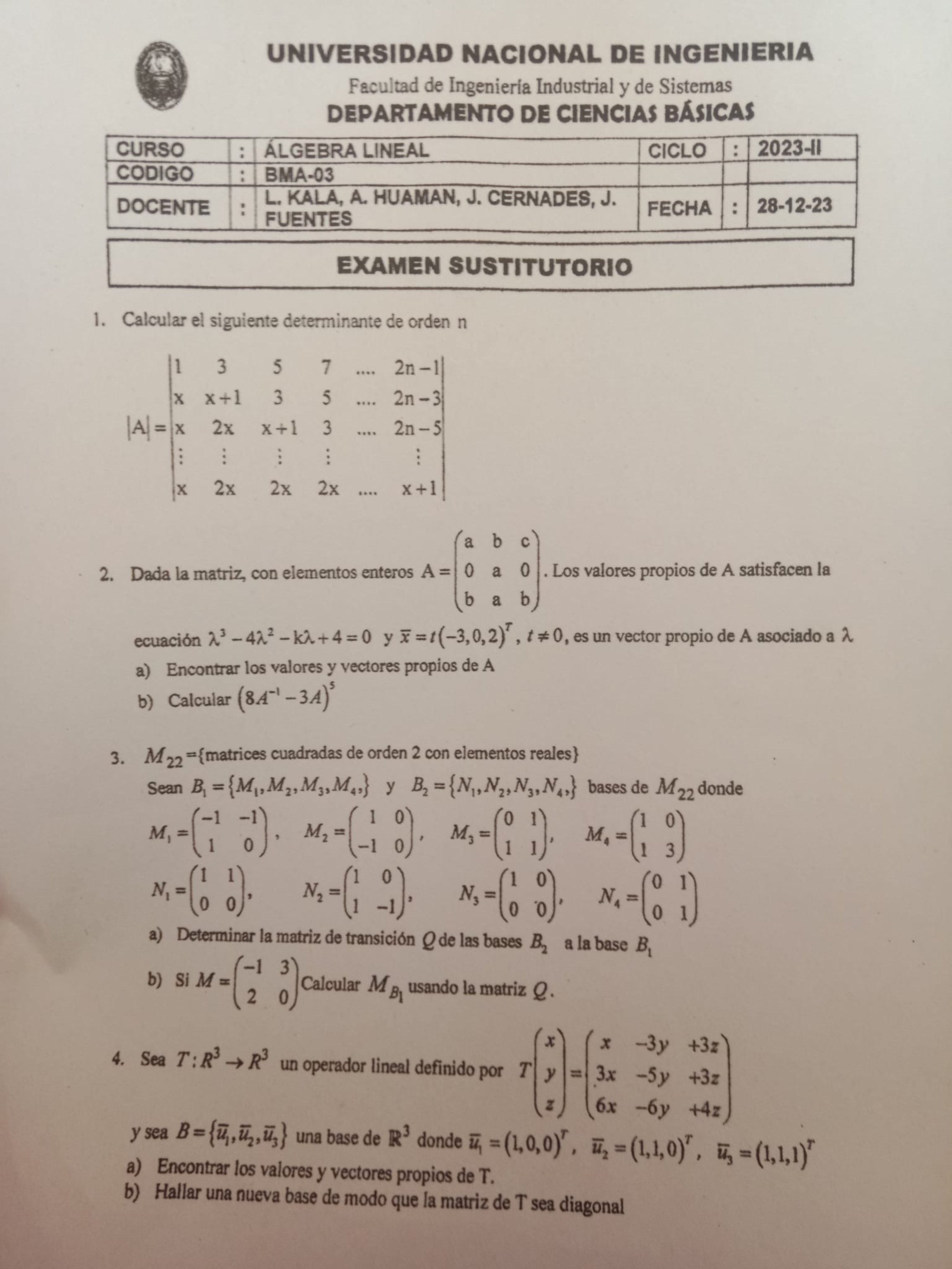 Miniatura de Álgebra Lineal