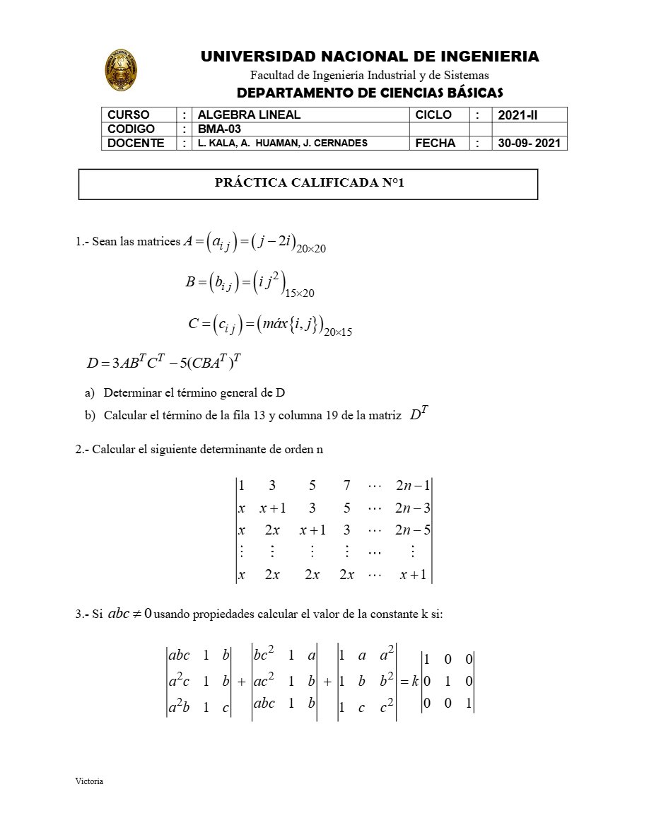 Miniatura de Álgebra Lineal