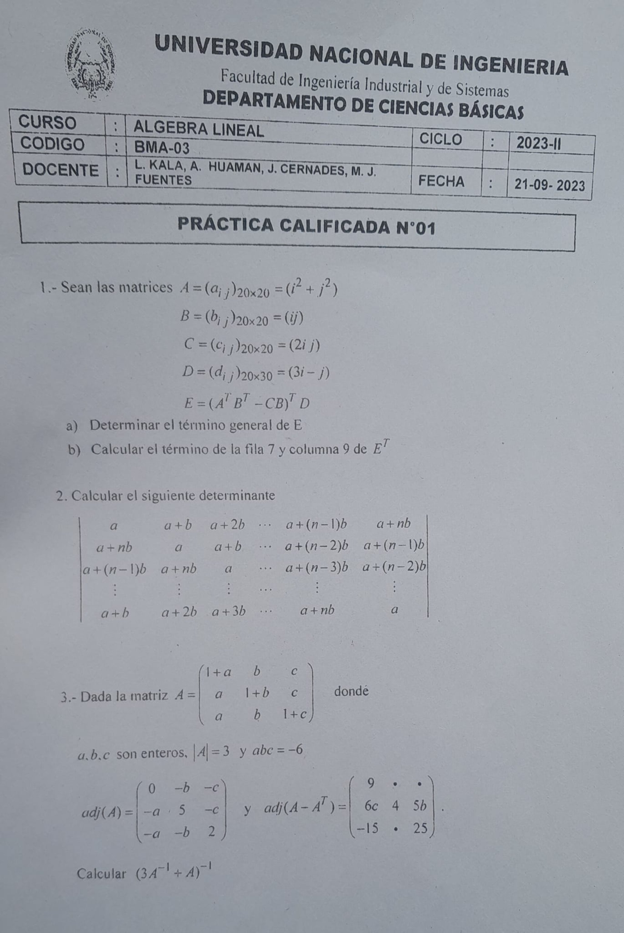 Miniatura de Álgebra Lineal