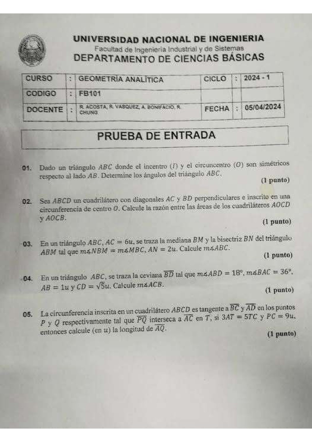 Miniatura de Geometría Analítica