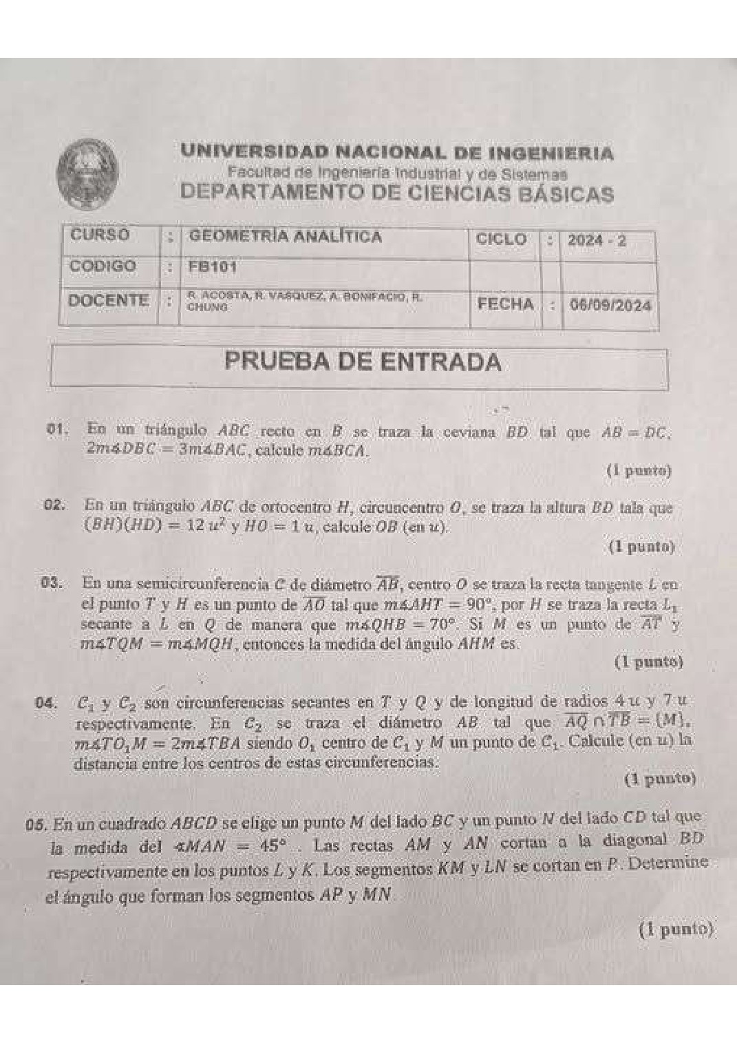 Miniatura de Geometría Analítica