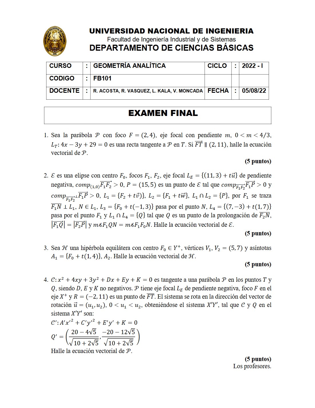 Miniatura de Geometría Analítica
