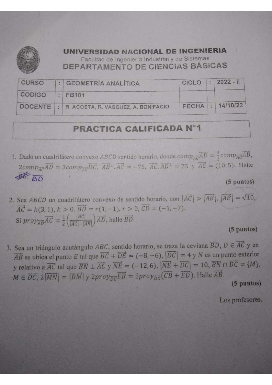 Miniatura de Geometría Analítica