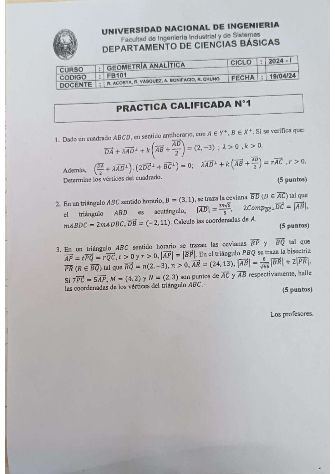 Miniatura de Geometría Analítica