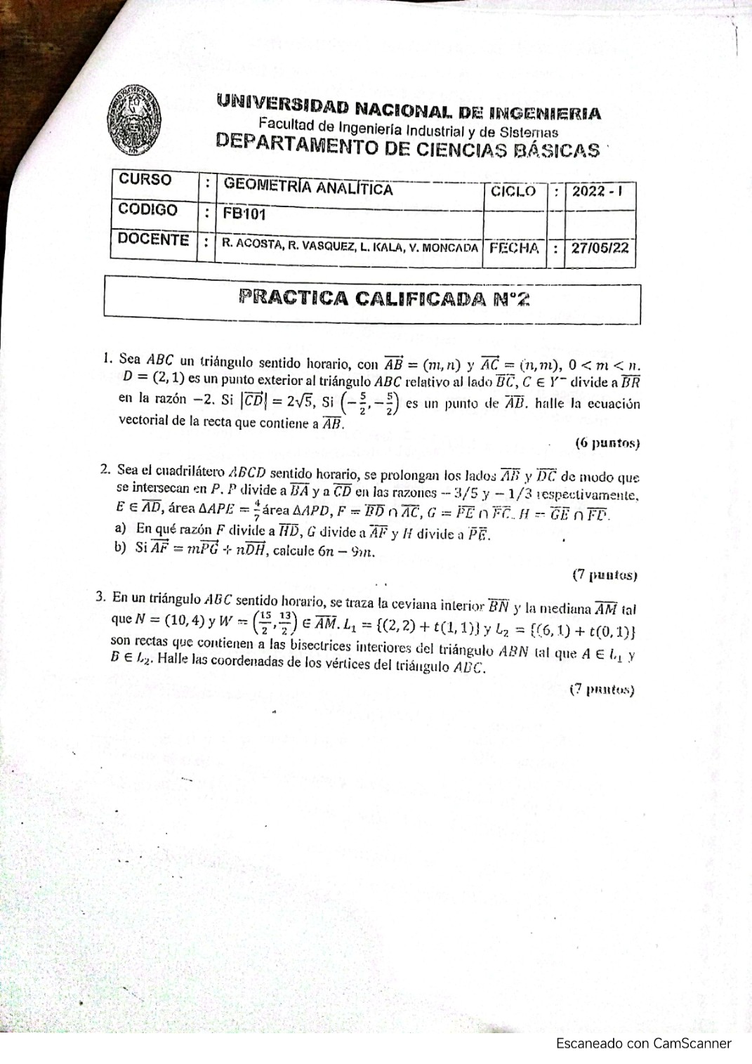 Miniatura de Geometría Analítica