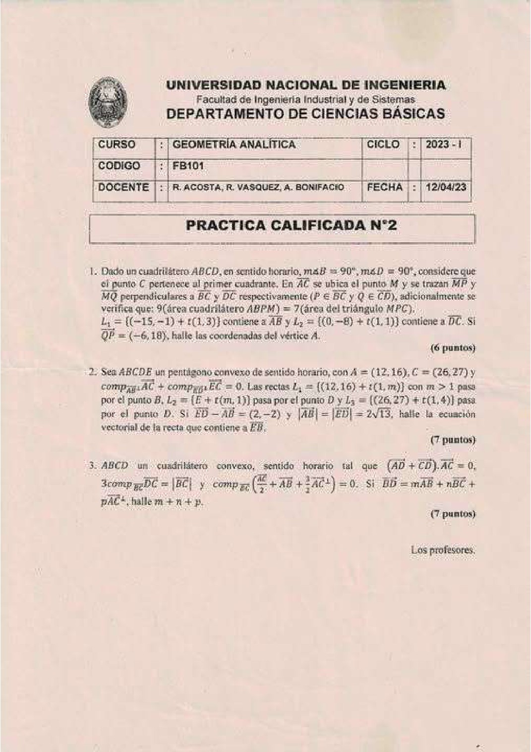 Miniatura de Geometría Analítica
