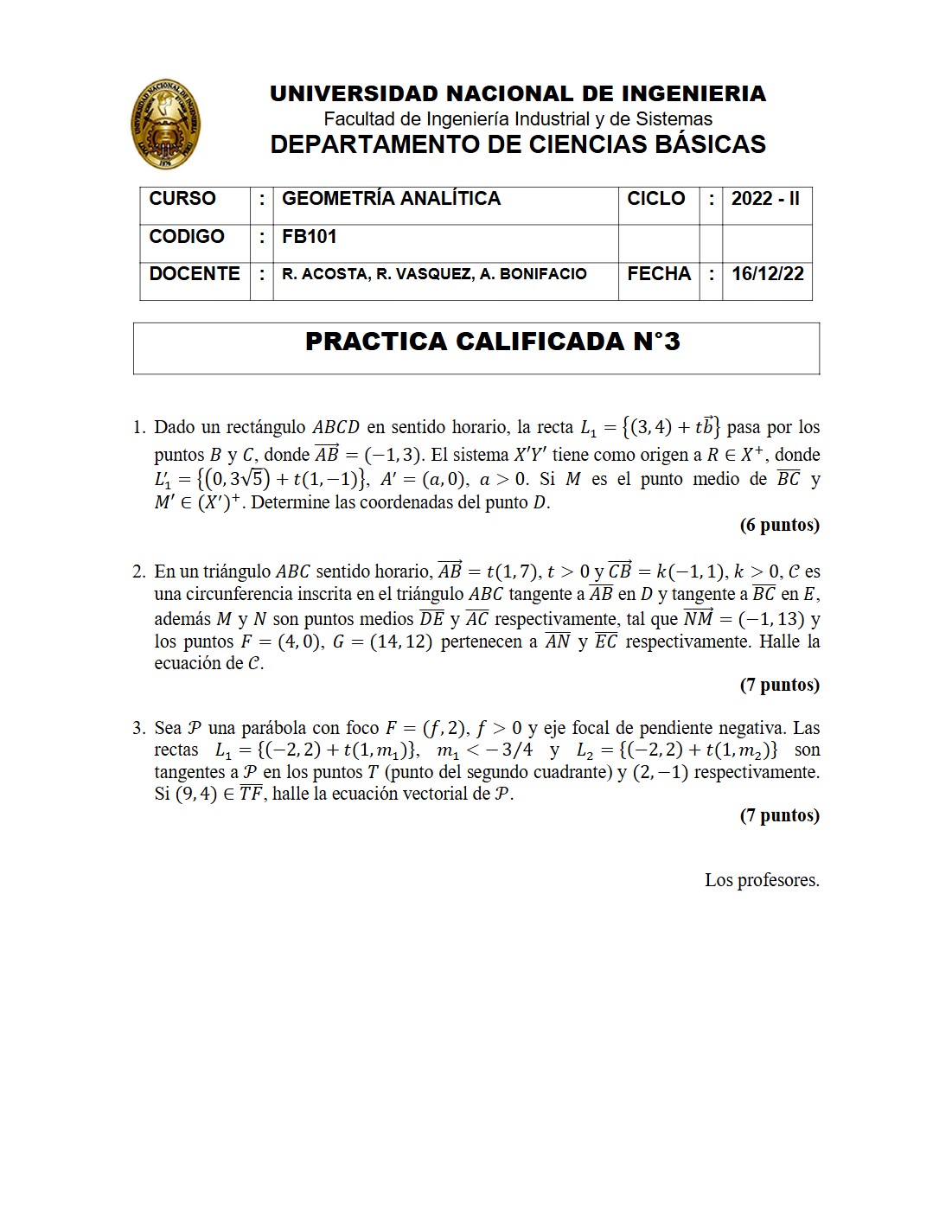 Miniatura de Geometría Analítica