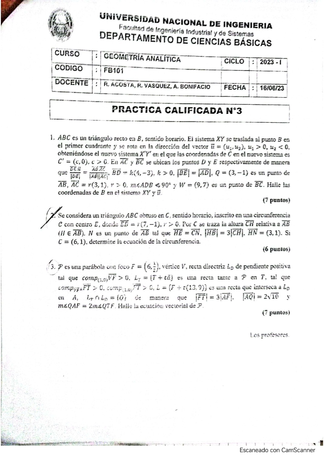 Miniatura de Geometría Analítica