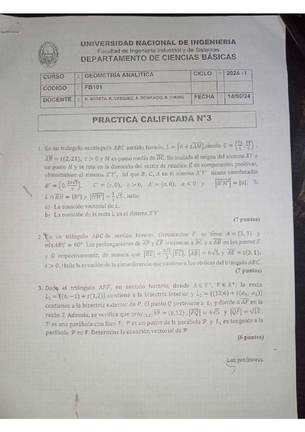 Miniatura de Geometría Analítica