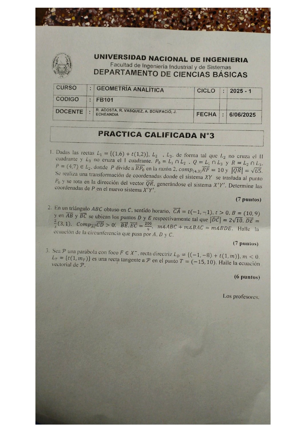 Miniatura de Geometría Analítica