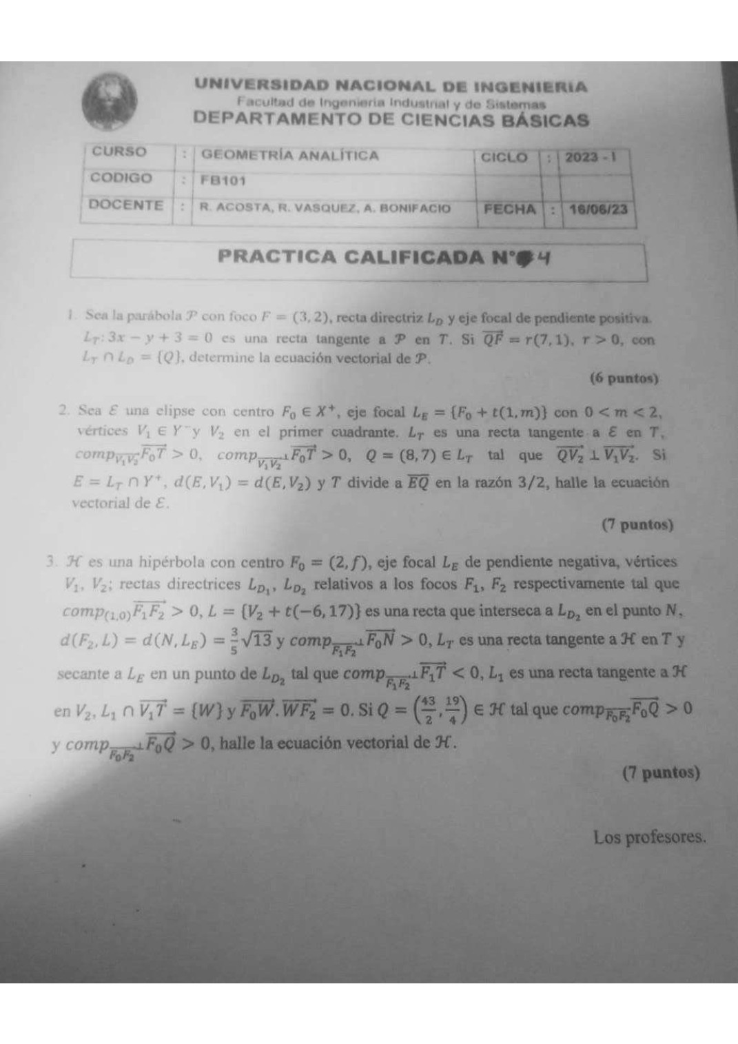 Miniatura de Geometría Analítica