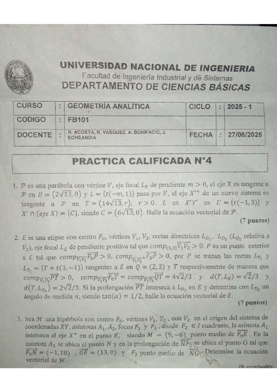 Miniatura de Geometría Analítica