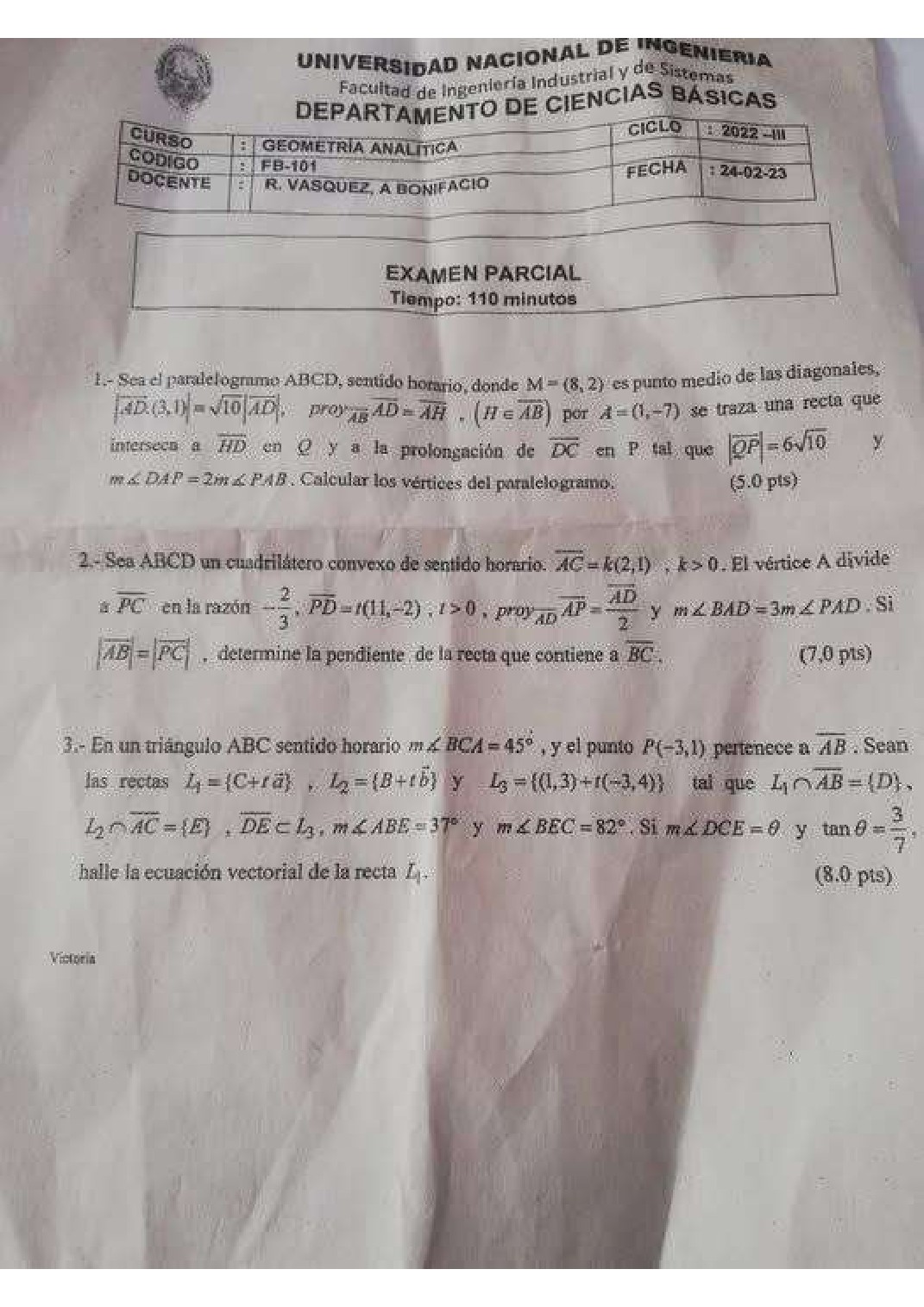 Miniatura de Geometría Analítica