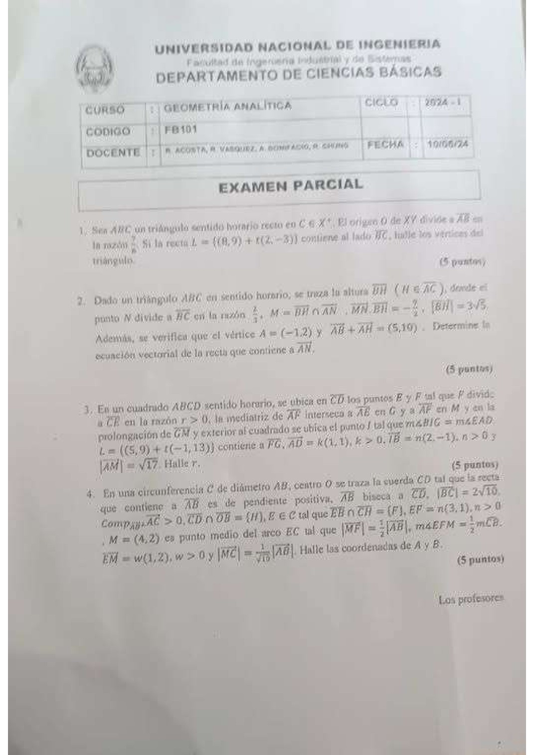 Miniatura de Geometría Analítica