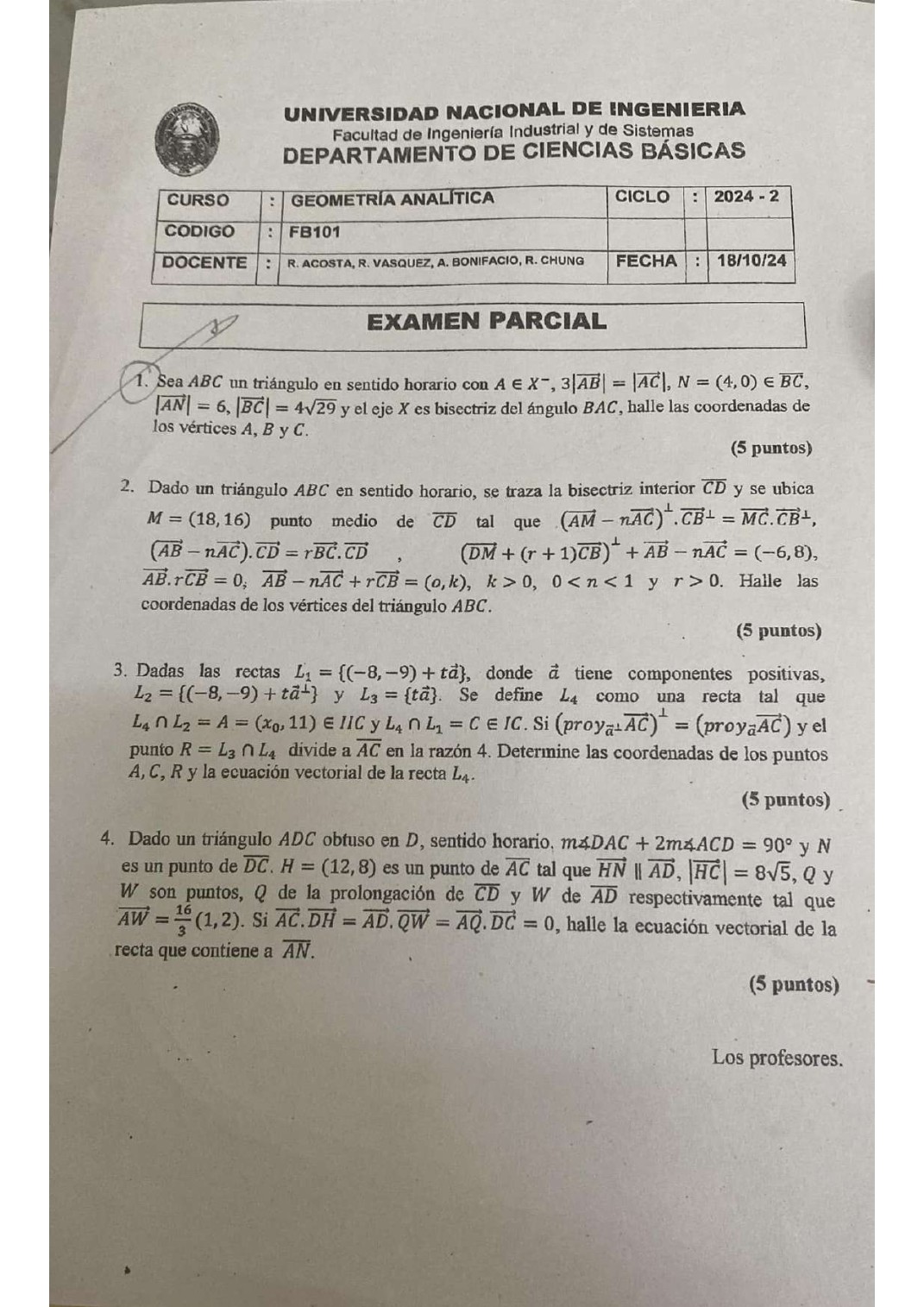 Miniatura de Geometría Analítica