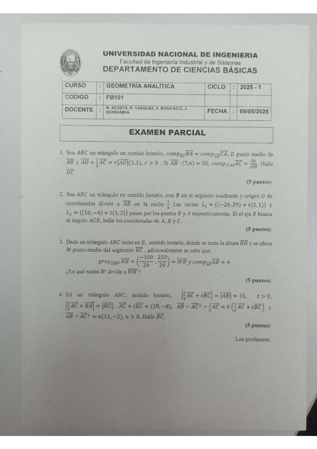 Miniatura de Geometría Analítica