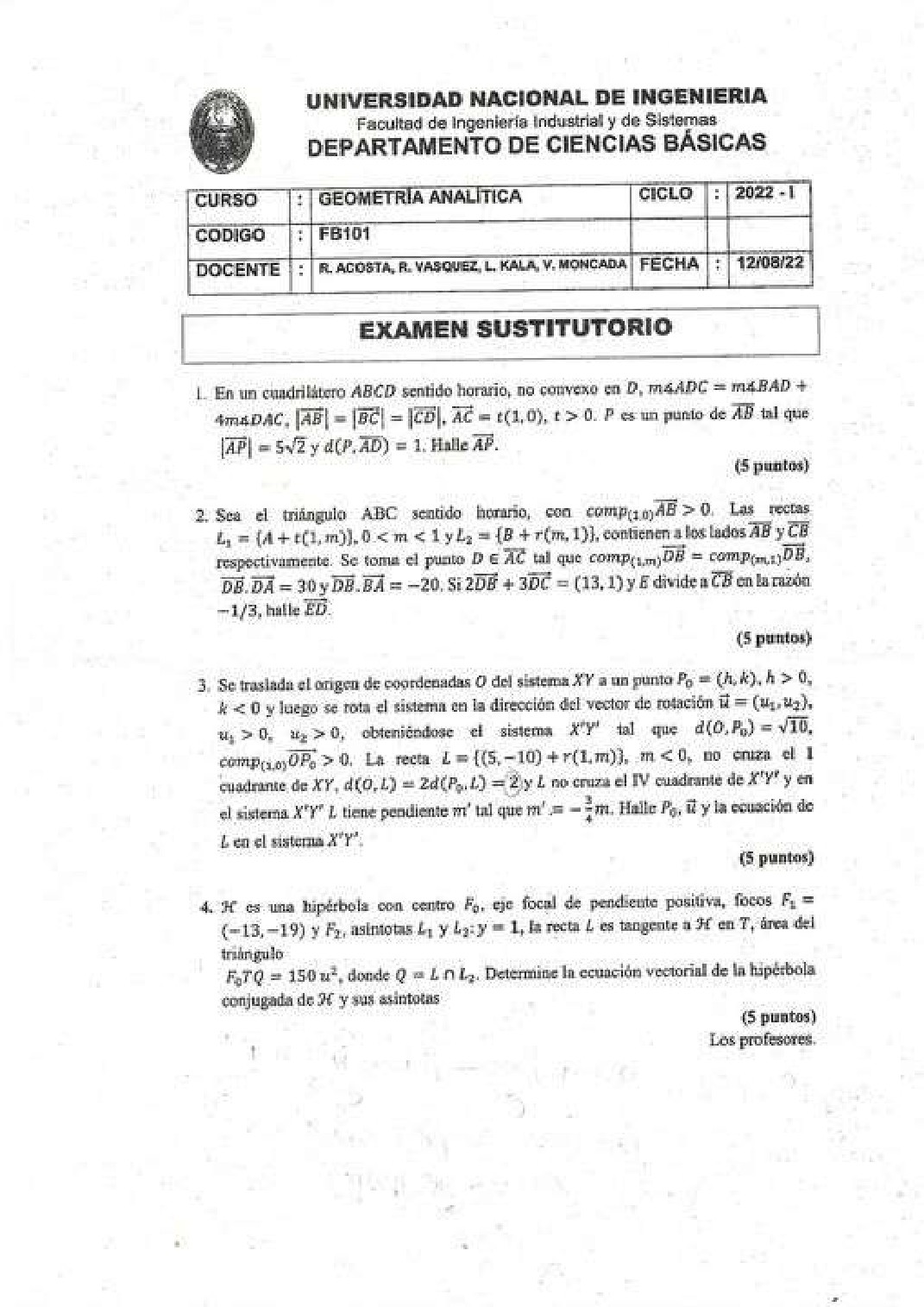 Miniatura de Geometría Analítica