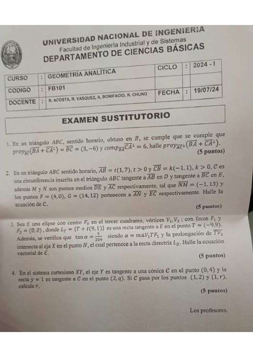 Miniatura de Geometría Analítica