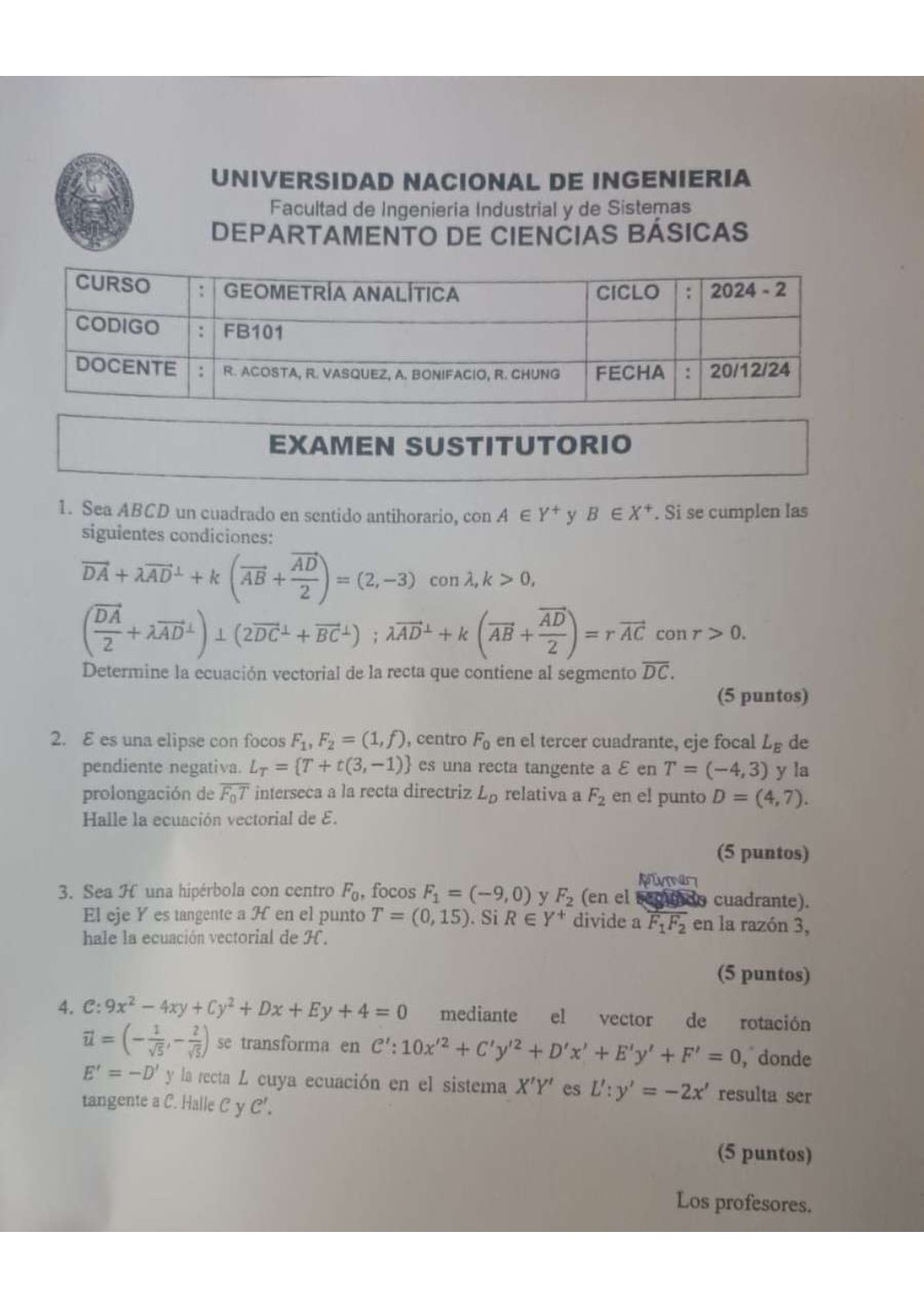 Miniatura de Geometría Analítica